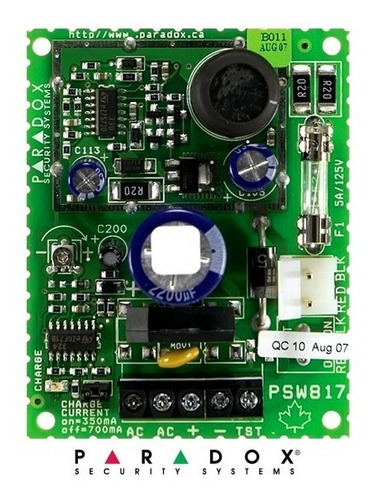 Ps817 Fuente De Poder Conmutada  Para Alarmas Paradox