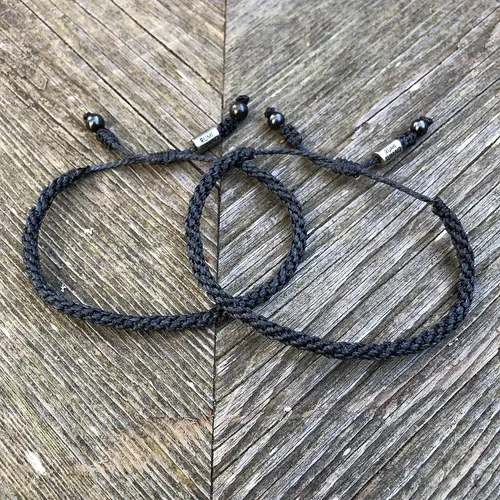 Pulsera De Cuerda Marinera Azul - Joyería Hecha Mano T...