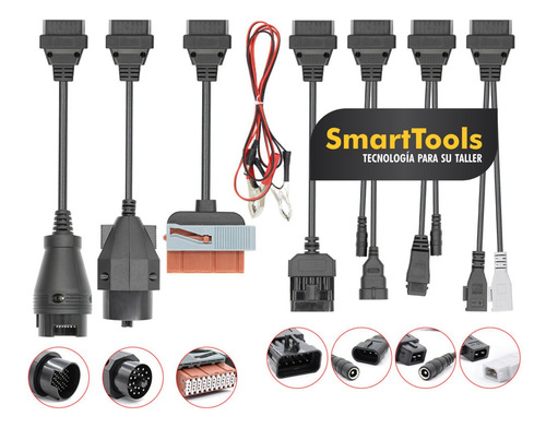 Kit Scanner Compatible Delphi Ds150 + Kit Obd Cable Livianos