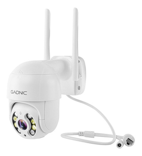 Imagen 7 de 11 de Cámara De Seguridad Ip Wifi Gadnic Domo Full Hd Motorizada Color Blanco