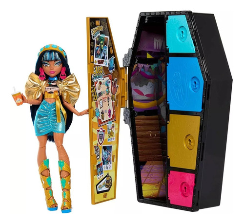 Muñeca Monster High Cleo De Nile With Dress-up Locker