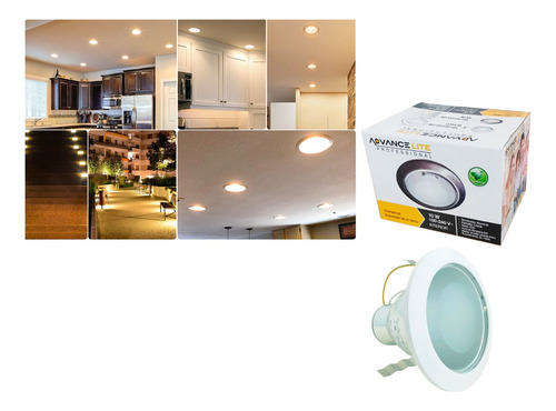 3 Foco Led 12w Plano Ideal P/ Lamparas Empotrada En El Techo