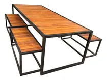 Comprar Mesa Quincho Exterior Con 4 Bancos