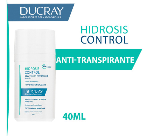 Ducray Antitranspirante Hidrosis Control Roll On 48hrs 40ml