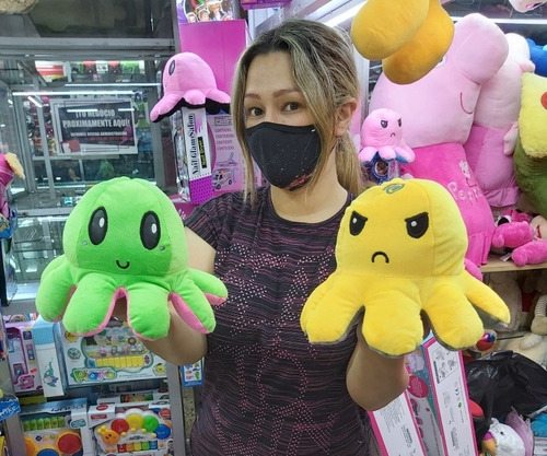 Pulpo Reversible De Peluche.