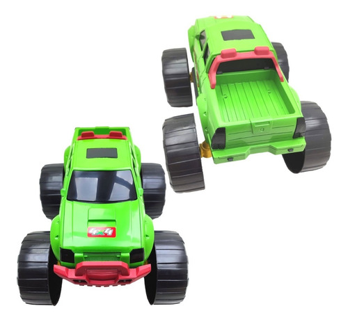 Imagem 7 de 7 de Brinquedo Meninos Caminhonete Roda Grande Carrinho Pickup