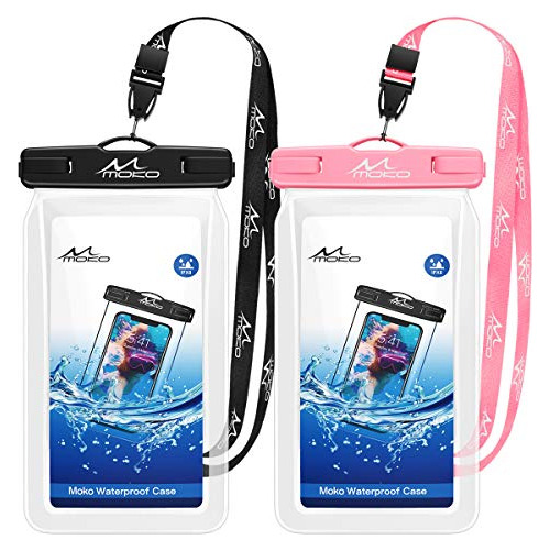 Moko Floating Waterproof Phone Pouch [2 Pack,] R5jjt