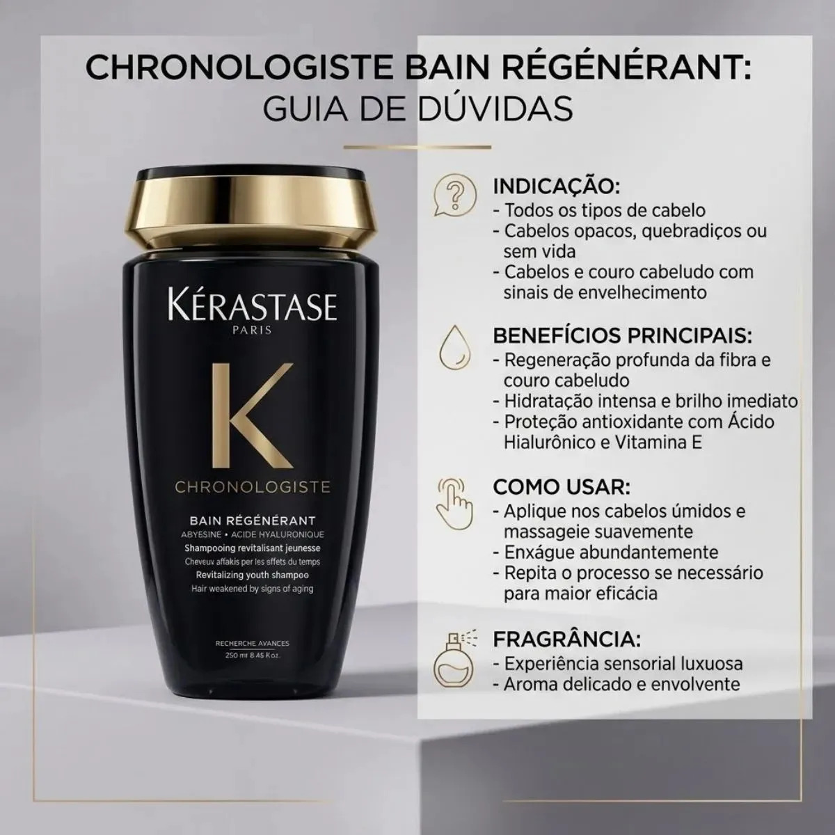 Shampoo Kérastase Chronologiste Bain Régénérant