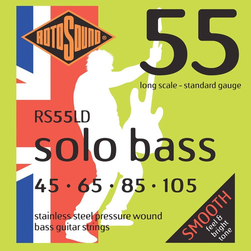 Rotosound Rs55ld Linea Presion Wound Cuerda Para Bass 45