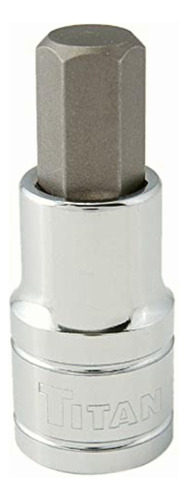 Titan 15612 1/2 Pulgada X 12 Mm Hex Bit Socket