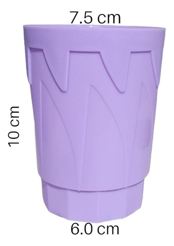 100 Vasos Plástico Reutilizable Colores Pastel 350 Ml Varios