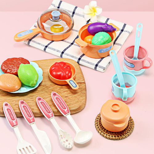 1 Juego De Juguetes De Cocina Para Niños, Cubiertos De Cocin