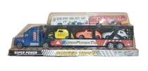 Comprar Camión Mosquito A Friccion 41 Cm Con 3 Autos Y 2 Colectivos 