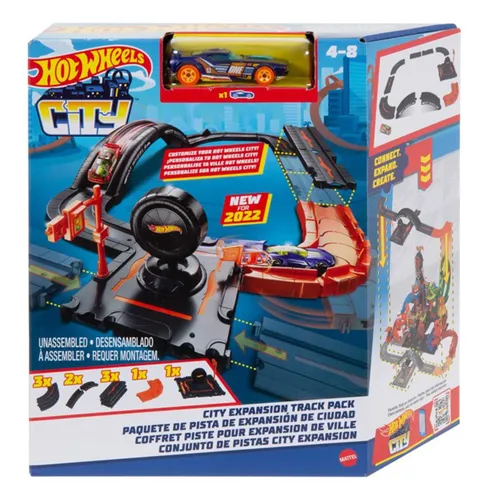 Pista Hot Wheels City Kit Expansion De Pistas