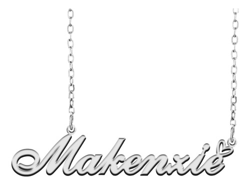 Ronkahshow Makenzie Nombre De Colgante Personalizado Collar