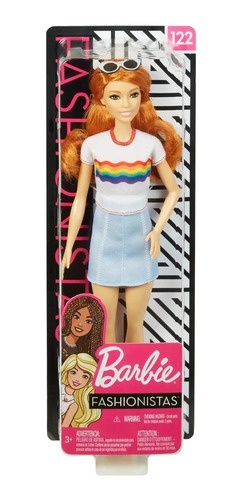Muñeca Barbie Fashionista  N° 122 Original