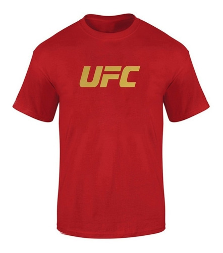 Polera Ufc Gold Mma Artes Marciales Mixtas 