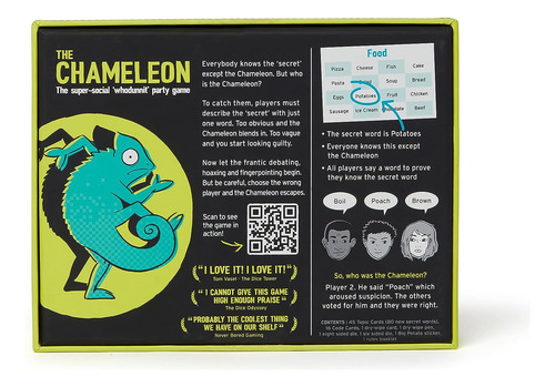 Juego De Mesa The Chameleon/competencia