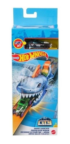 Lançador Hot Wheels Nemesis Tubarão Gvf43