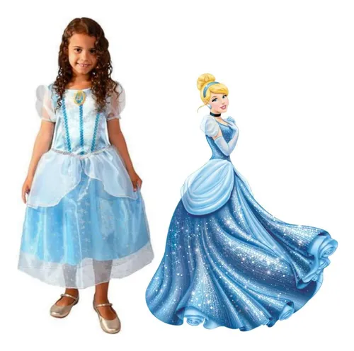 Fantasia Princesa Cinderela Mercado Livre Vestido Princesa