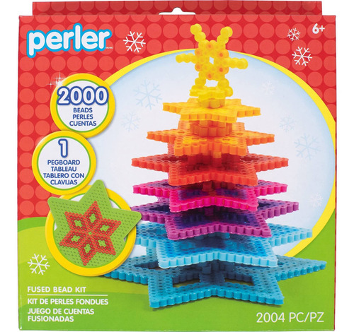 3d Rainbow Tree Christmas Fuse Bead Kit Para Niños Y A...