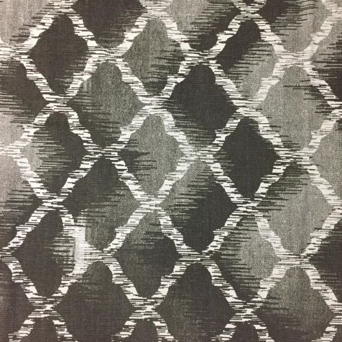 Tapete Decorativo Zigzag Negro Blanco 1.40x2.0 100% Algodon