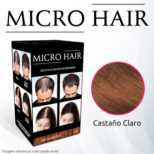 Micro Hair  Microfibras Para Ocultar La Calvicie Y Alopecia