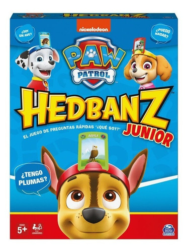 Hedbanz Junior - Paw Patrol El Juego De Preguntas ¿qué Soy?