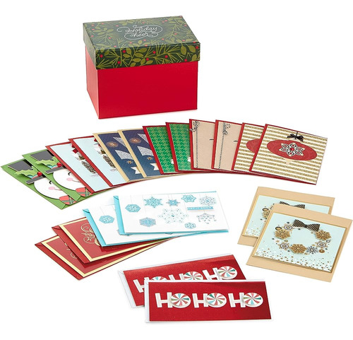 Hallmark Boxed Handmade Christmas Cards Assortment (conjunto