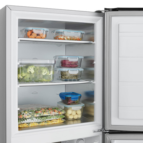 Heladera Drean HDR320F00 steel con freezer 302L 220V