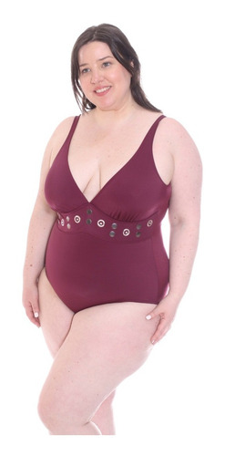 Imagen 5 de 9 de Malla Entera Mujer Talles Super Grandes Art 248 Local