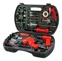 Comprar Kit Set Juego Herramientas Neumáticas P\u002F Compresor 62p Omaha Color Rojo