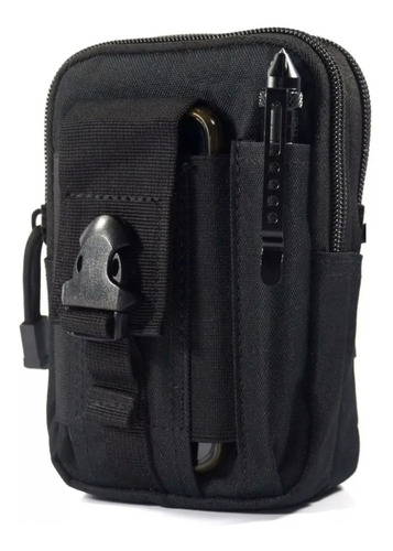 Imagem 4 de 10 de Bolso Tático Edc Modular Militar Pochete Porta Celular Molle
