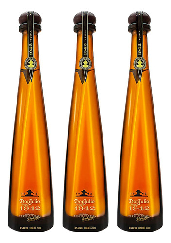 Pack De 3 Tequila Añejo 100% Don Julio 1942 750ml