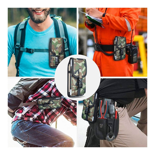 Imagen 8 de 8 de Funda Comando Camuflage Vertical V1 4.7 Y 5.5