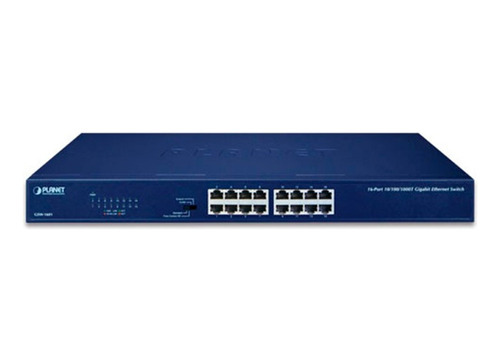 Planet Gsw-1601 - Switch Gigabit 16 Puertos Rackeable