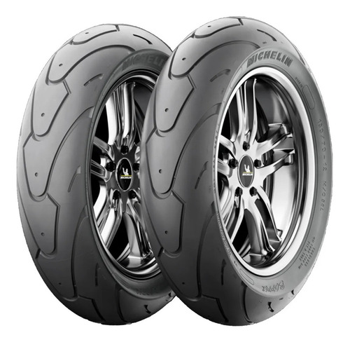 Imagen 2 de 7 de Pareja Caucho Michelin 120/90 10 + 130/90 10 Scooter