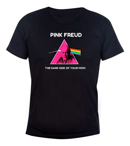 Remera Algodón Pink Freud The Dark Side Of Your Mon