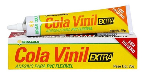 Imagem 1 de 4 de Cola Vinil Extra Flexivel Para Inflaveis Piscinas Colchão