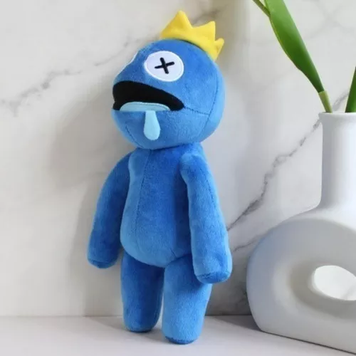 Blue boneco de pelúcia Rainbow Friends Roblox