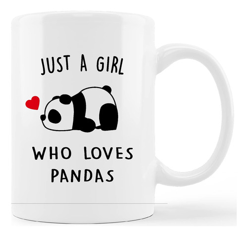 Taza Kunlisa Divertida Con Forma De Corazón De Panda, Just A