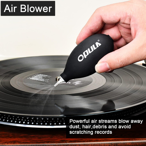 Kit De Limpeza De Discos De Vinil Opula, 6 Unidades Com Esco