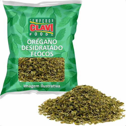 Orégano Desidratado Flocos 01kg Premium Alta Qualidade