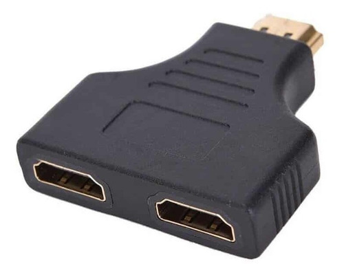 Splitter Adap Hdmi 1 Entrada P/ 2 Saidas Femea Ouro