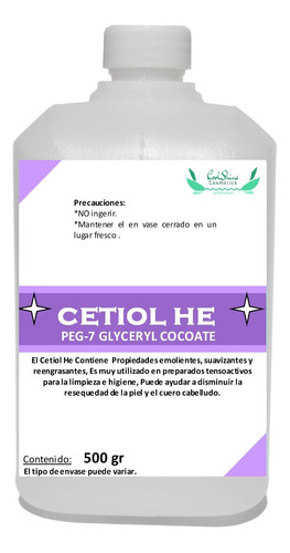 Cetiol He Peg-7 Cocoato De Glicerilo 500 Gr