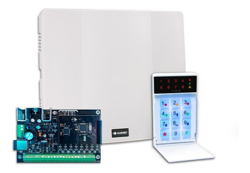 Panel Alarma Casa Pc-900 Comunicador Wifi Teclado Led Garnet