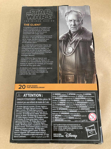 The Client Black Series Star Wars Mandalorian Hasbro Sellado