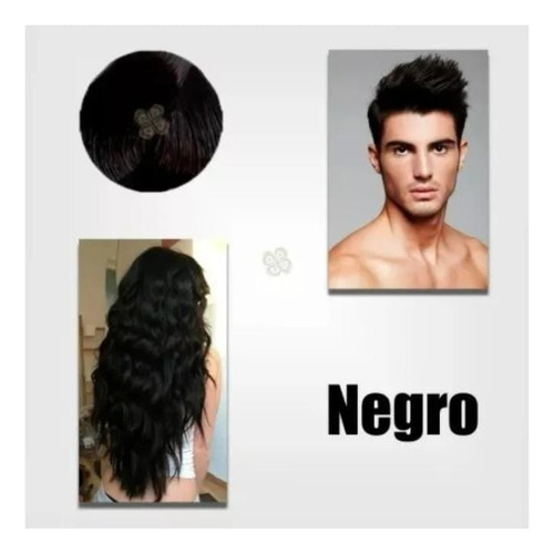 Shampoo Tinte Instantaneo Cubre Canas 10 Sobres
