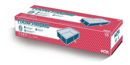 Kit Piscina Retangular 2000 Litros Standard + Forro + Capa