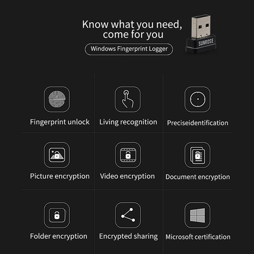 Imagen 12 de 12 de Usb Lector De Huellas Dactilares Identificación